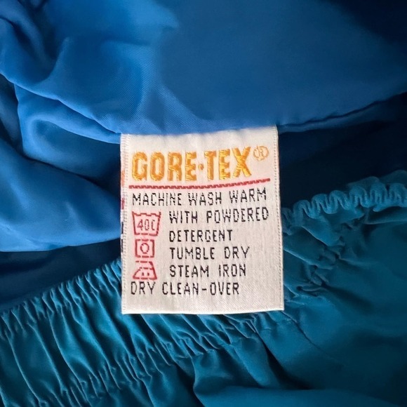 L.L. Bean Windbreaker Pants Gore-Tex Teal Large - Picture 8 of 9